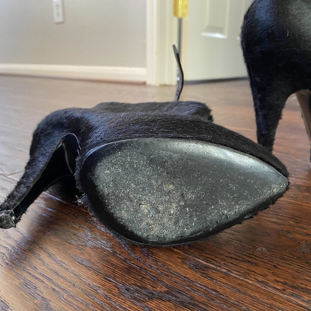 Givenchy Calf Hair Ankle Boots Booties Size 37 - Picture 6 of 12